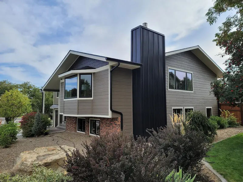 James Hardie siding installation in Calgary by Peakline Roofing