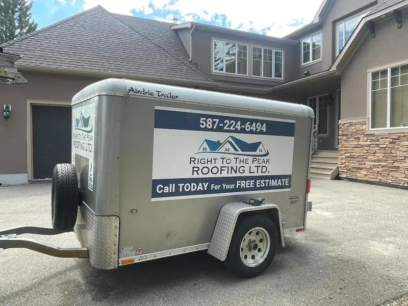 Peakline Roofing & Exteriors Calgary team at work